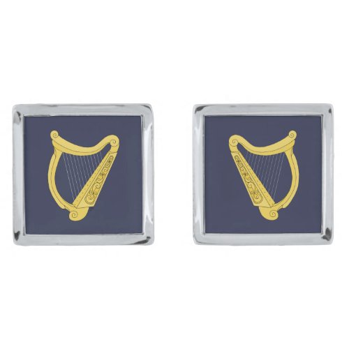 Irish Harp Cufflinks