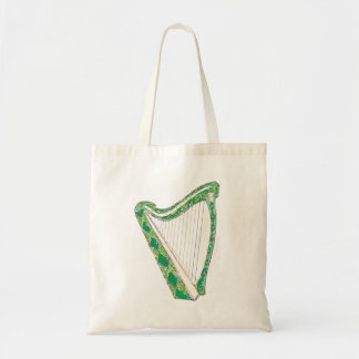Irish Harp Customizable Tote Bag