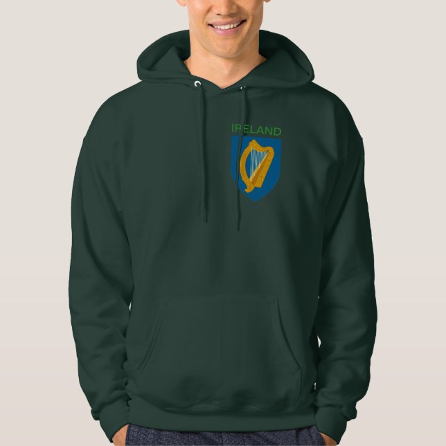 Irish Harp Hoodie (Front)