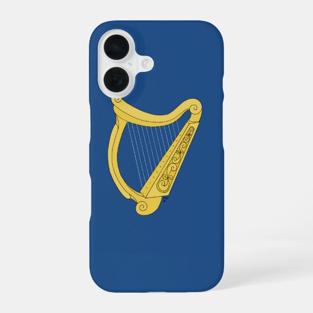 Irish Harp Iphone Case (Back)