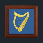 Irish Harp Jewelry Box<br><div class="desc">This heraldic Irish harp design by Richard H. Fay was loosely based on several different heraldic harp designs.</div>