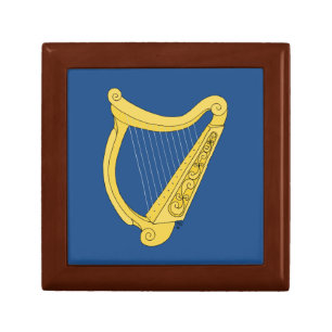 Irish Harp Jewelry Box