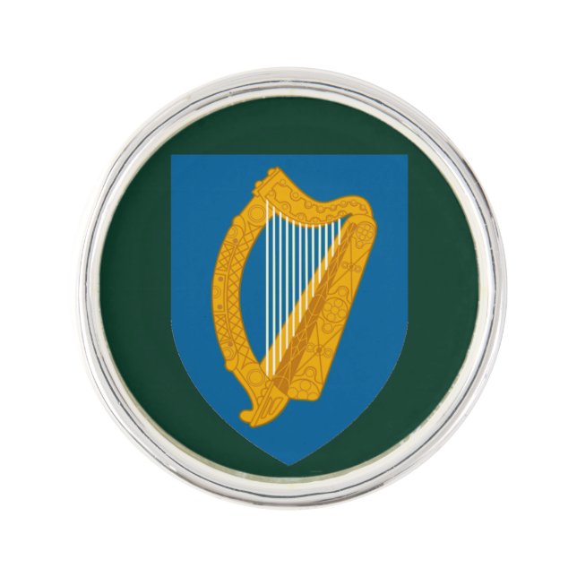 Irish Harp Lapel Pin (Front)