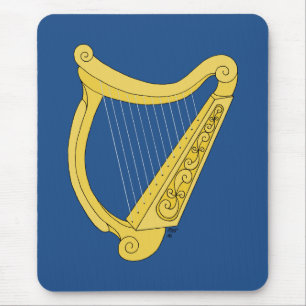 Irish Harp Mouse Pad