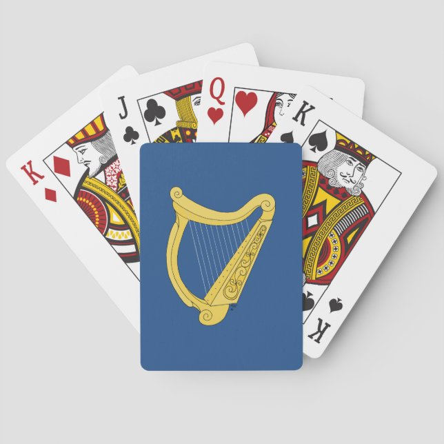 Irish Harp Poker Cards (Back)