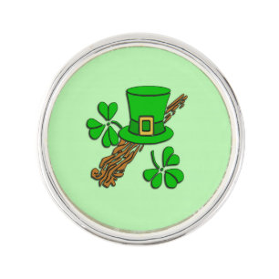 Irish Hat Green Lapel Pin