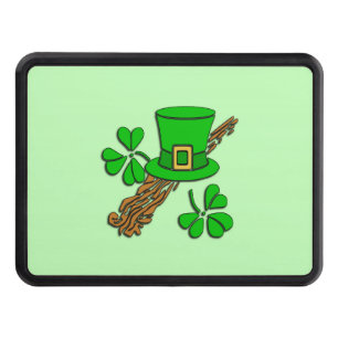 Irish Hat Green Trailer Hitch Cover