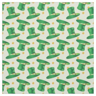 irish Hat st patricks day pattern Fabric