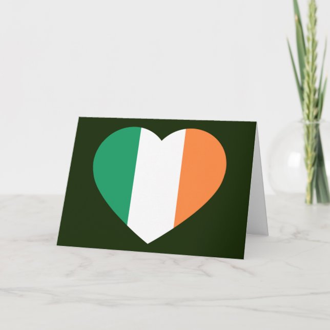 Irish Heartflag gccnt Card (Front)
