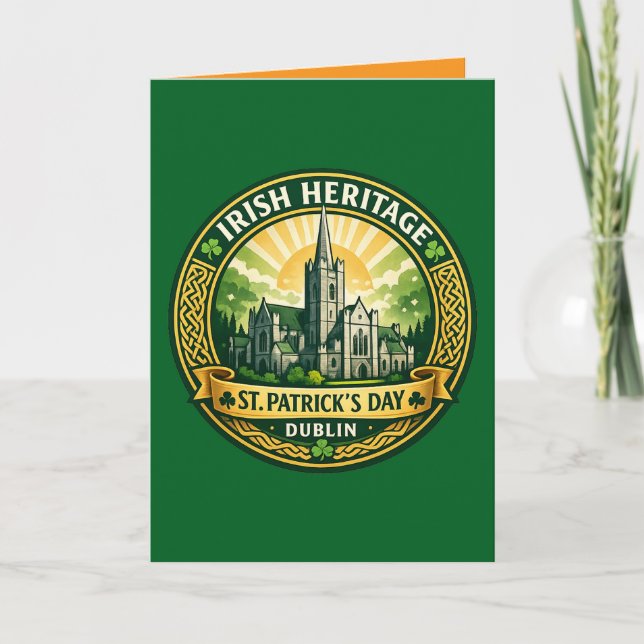 Irish Heritage - Dublin Card (Front)