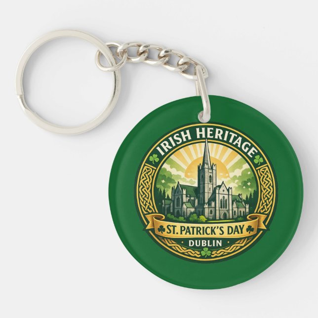 Irish Heritage - Dublin Keychain (Front)