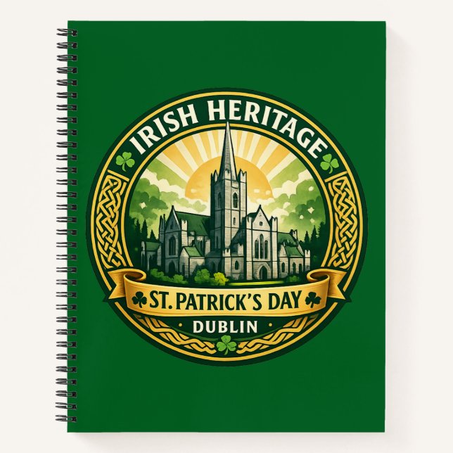 Irish Heritage - Dublin Notebook (Front)