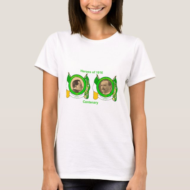 Irish Heroes for Women's-Flowy-Off-Shoulder-Shirt T-Shirt (Front)