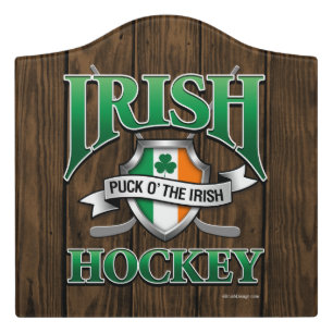Irish Hockey Door Sign