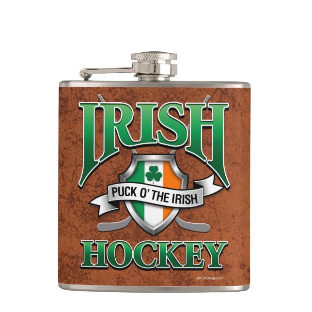 Irish Hockey Flask (Front)