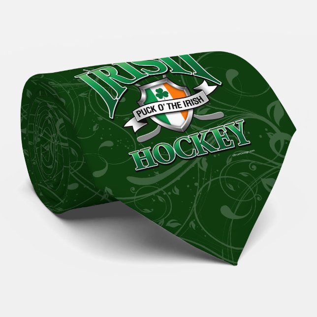 Irish Hockey Neck Tie (Rolled)