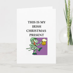 irish holiday card
