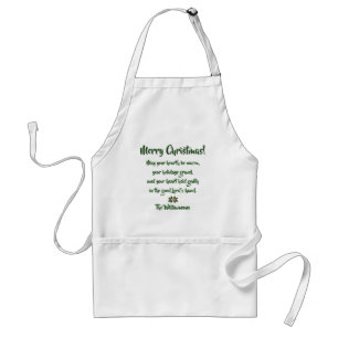 Irish Holidays Wishes Apron