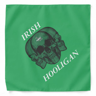 Irish Hooligan Skull Bandana