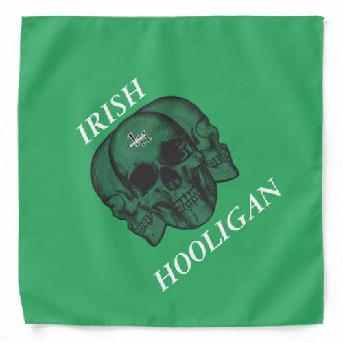 Irish Hooligan Skull Bandana