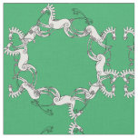 Irish horses knot design fabric