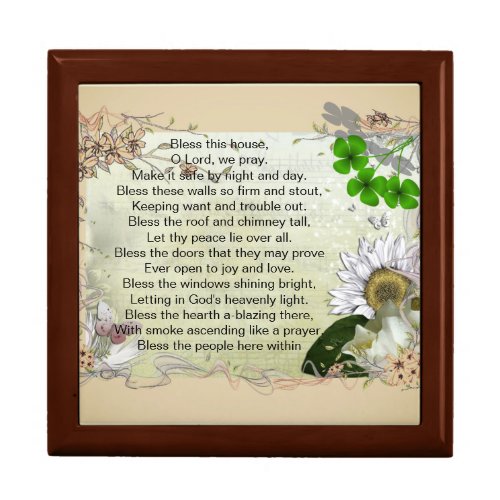 Irish House Blessing gift box