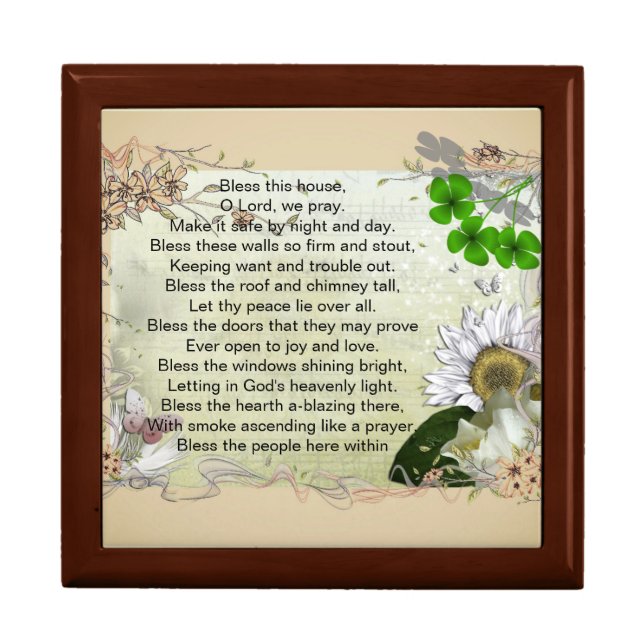 Irish House Blessing gift box (Front)