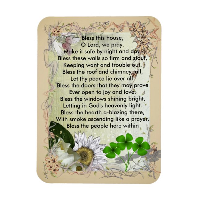 Irish House Blessing magnet (Vertical)
