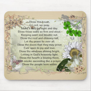 Irish House Blessing mousepad