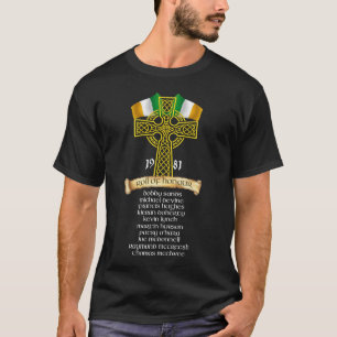 Irish Hunger Strike - Ireland 1981 Commemoration T-Shirt