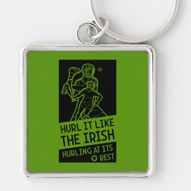Irish Hurling Sport Keychain (Front)