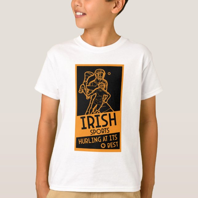 Irish Hurling Sport T-Shirt (Front)
