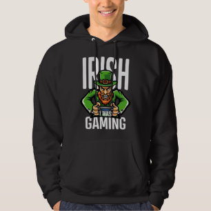 Irish I Was Gaming Game Controller St Patrick s Da Hoodie