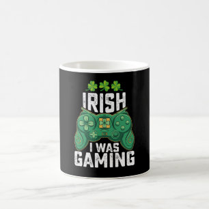 Irish I Was Gaming Gamer Games St Patrick's Day Coffee Mug