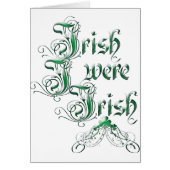 Irish I Were Irish (Front)