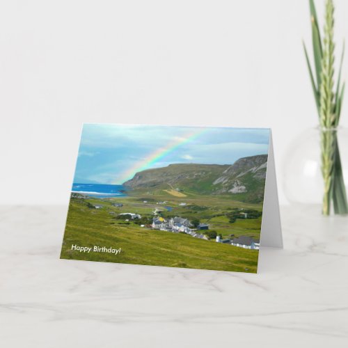 Irish image for Birthday greeting card