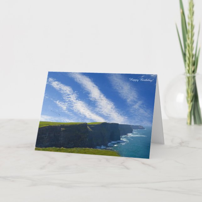 Irish image for Birthday greeting card (Front)