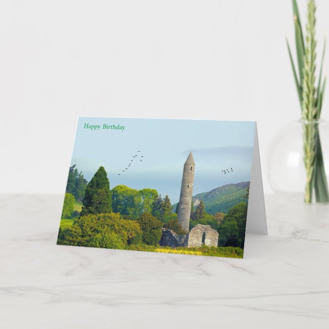 Irish image for Birthday greeting card (Front)