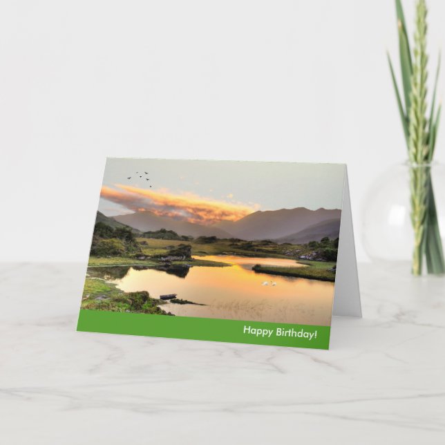 Irish image for Irish Birthday greeting card (Front)