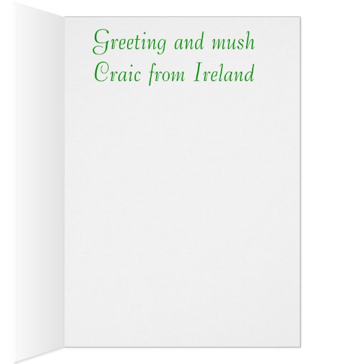 Irish Images greeting card (Inside (Right))