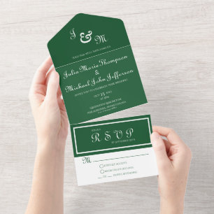 Irish Inspired Invitation w/ RSVP