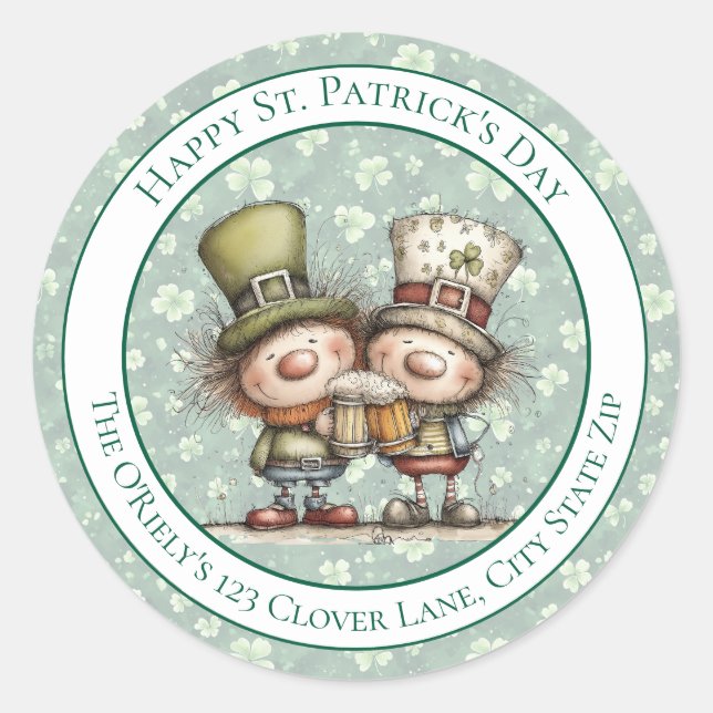 Irish‑Inspired St. Patrick’s Day Envelope Seal (Front)