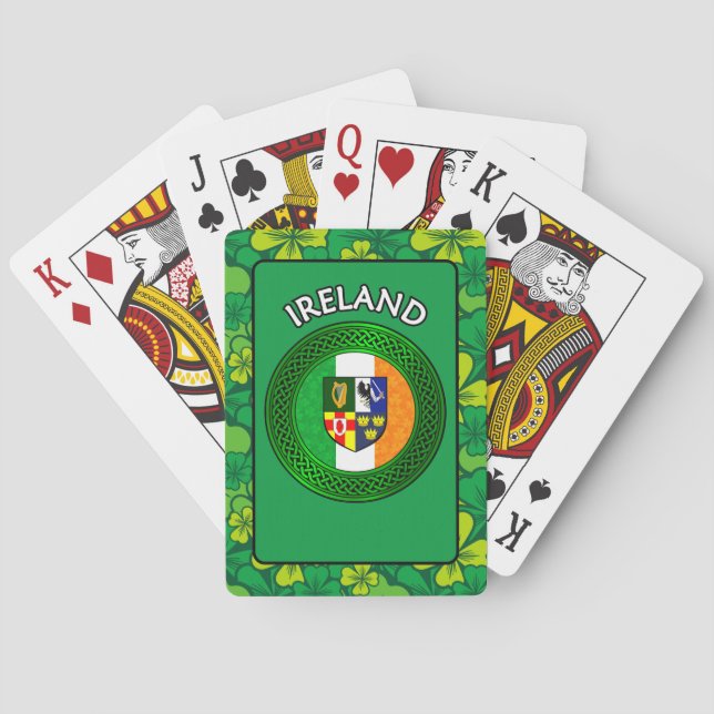Irish - Ireland Crest Poker Cards (Back)