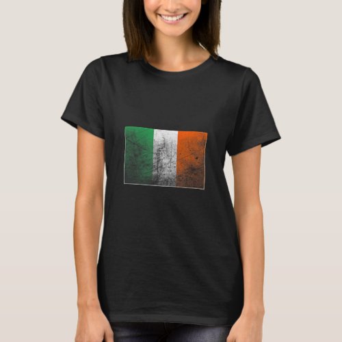 Irish Ireland flag St Patricks day Patriotic Iris T_Shirt