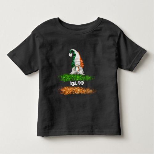  IRISH IRELAND GNOME TODDLER Flag T_Shirt