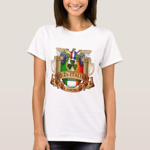 Irish Italian all American T_Shirt