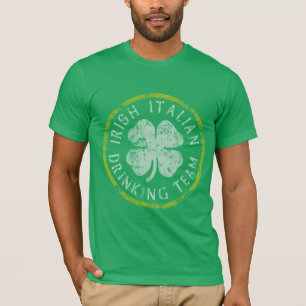 Irish Italian Drinking Team T-Shirt