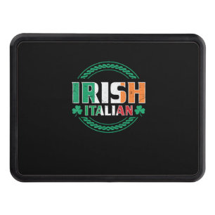 Irish Italian Flag Half Irish Half Italian St Patr Hitch Cover