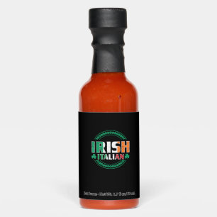 Irish Italian Flag Half Irish Half Italian St Patr Hot Sauces