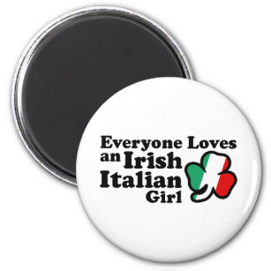 Irish Italian Girl Magnet